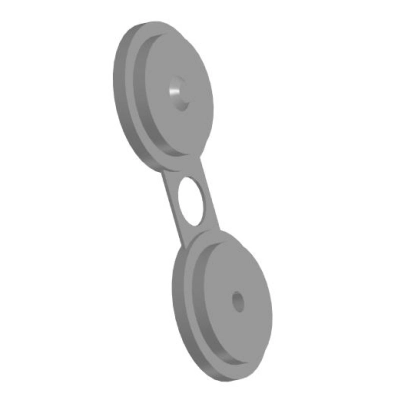 Заглушка поворотная ЗП(II)-10-10-ст.20 (S=4)  Т-ММ-25-01-06 (между E и F)