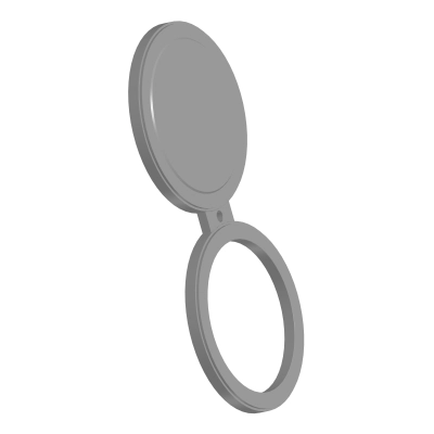 Заглушка поворотная ЗП(II)-300-6-ст.20 (S=24)  Т-ММ-25-01-06 (между E и F)