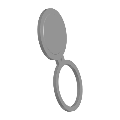 Заглушка поворотная ЗП(I)-300-10-ст.20 (S=24)  Т-ММ-25-01-06