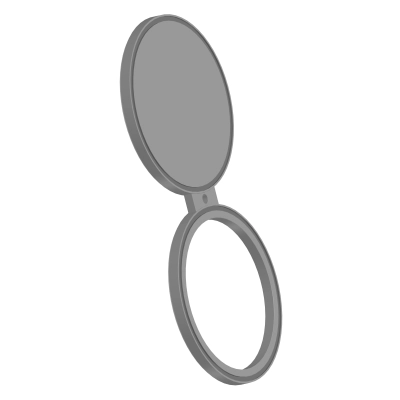 Заглушка поворотная ЗП(III)-350-6-ст.20 (S=25)  Т-ММ-25-01-06 (между M и L)