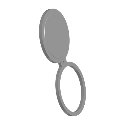 Заглушка поворотная ЗП(I)-400-6-ст.20 (S=28)  Т-ММ-25-01-06