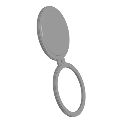 Заглушка поворотная ЗП(II)-350-6-ст.20 (S=17)  Т-ММ-25-01-06 (между E и F)