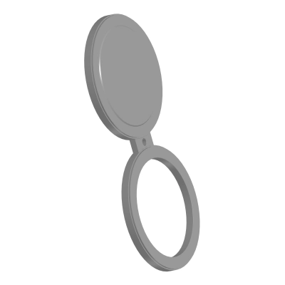 Заглушка поворотная ЗП(II)-300-10-ст.20 (S=24)  Т-ММ-25-01-06 (между E и F)