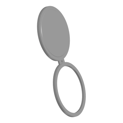 Заглушка поворотная ЗП(II)-500-6-ст.20 (S=22)  Т-ММ-25-01-06 (между E и F)