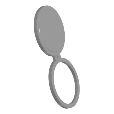 Заглушка поворотная ЗП(II)-400-6-ст.20 (S=28)  Т-ММ-25-01-06 (между E и F)