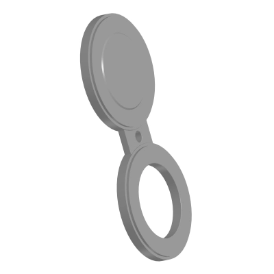 Заглушка поворотная ЗП(II)-125-10-ст.20 (S=16)  Т-ММ-25-01-06 (между E и F)