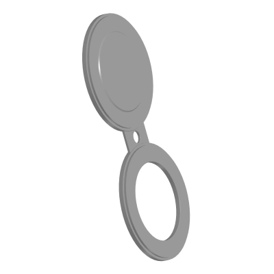 Заглушка поворотная ЗП(II)-150-10-ст.20 (S=9) Т-ММ-25-01-06 (между E и F)