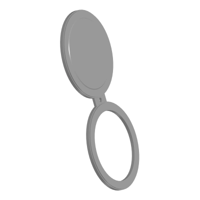 Заглушка поворотная ЗП(II)-350-10-ст.20 (S=17)  Т-ММ-25-01-06 (между E и F)