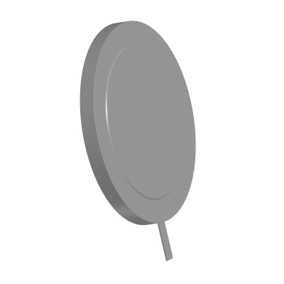 Заглушка с рукояткой ЗР(I)-400-25-ст.20 (S=40)  Т-ММ-25-01-06