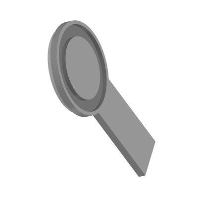 Заглушка с рукояткой ЗР(III)-25-40-ст.20 (S=5)  Т-ММ-25-01-06 (между M и L)