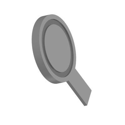 Заглушка с рукояткой ЗР(III)-50-25-09Г2С (S=13)  Т-ММ-25-01-06 (между M и L)