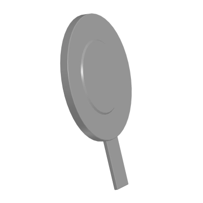 Заглушка с рукояткой ЗР(I)-100-25-ст.20 (S=11)  Т-ММ-25-01-06