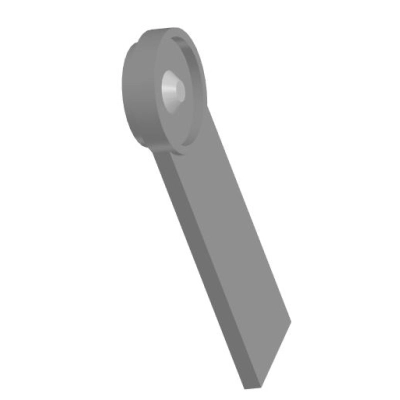 Заглушка с рукояткой ЗР(II)-10-6-09Г2С (S=8) Т-ММ-25-01-06 (между E и F)