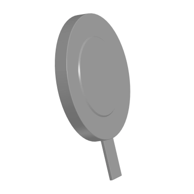 Заглушка с рукояткой ЗР(I)-125-25-ст.20 (S=20)  Т-ММ-25-01-06