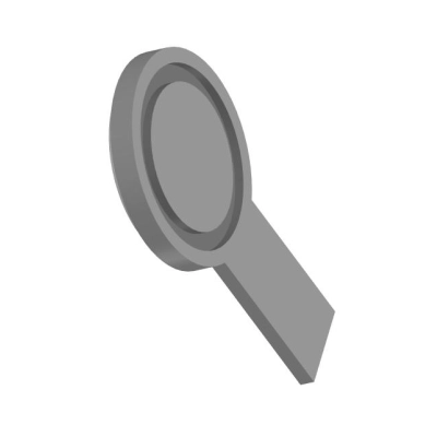 Заглушка с рукояткой ЗР(III)-32-6-09Г2С (S=8)  Т-ММ-25-01-06 (между M и L)