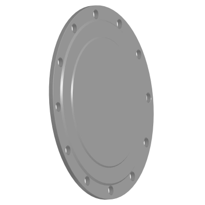 заглушка фланцевая 1-300-0,6 09Г2С АТК 24.200.02-90 ( ответный фланец B )