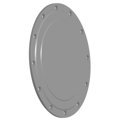 заглушка фланцевая 1-350-0,6 ст.20 АТК 24.200.02-90 ( ответный фланец B )