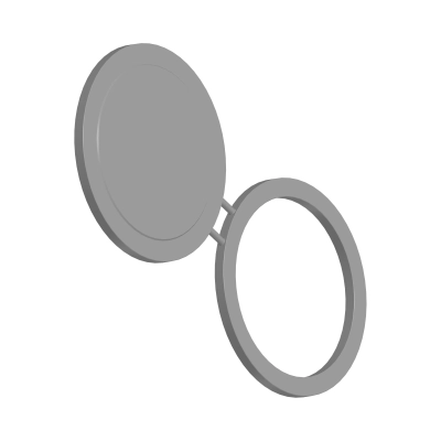 Заглушка поворотная 1-400-1,6-ст.20 АТК 26-18-5-93